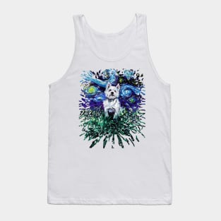 Westie Night (Splash Version) Tank Top